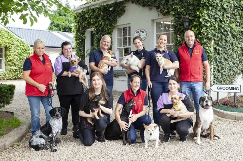 The team at Top Dogs Canine Centre